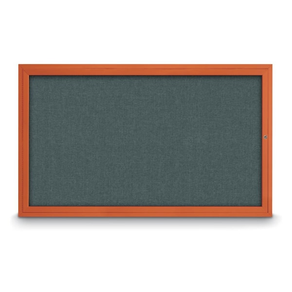 Hinge-less Radius Corkboard, 18"x24", Black Alum Frame/Surf